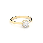 lab grown or natural diamonds ring sun with inverted diamonds formes