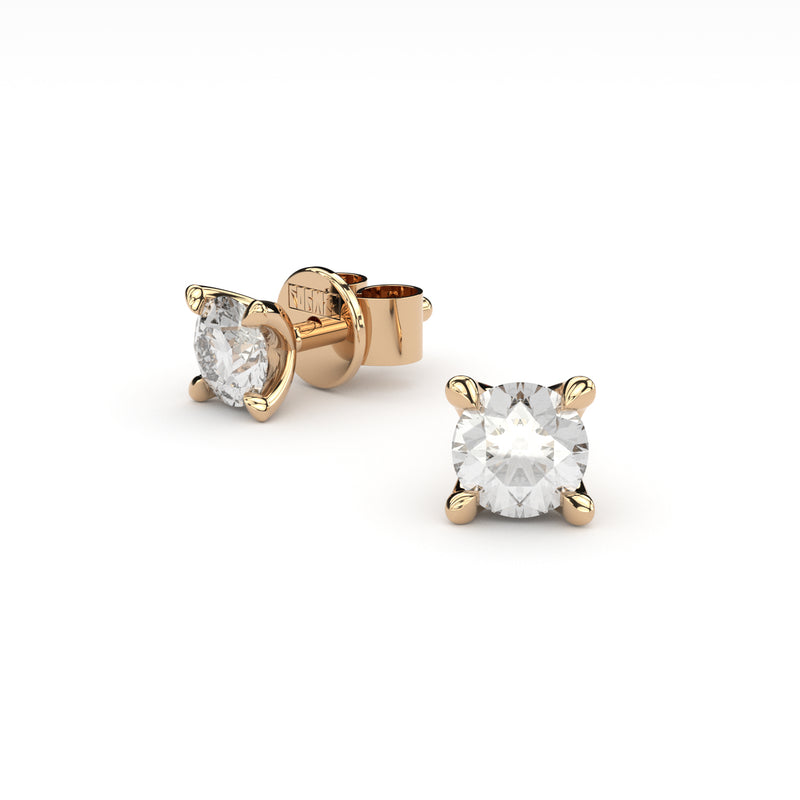 diamond ear studs by Formes