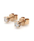 lab grown diamonds studs handmade by Formes