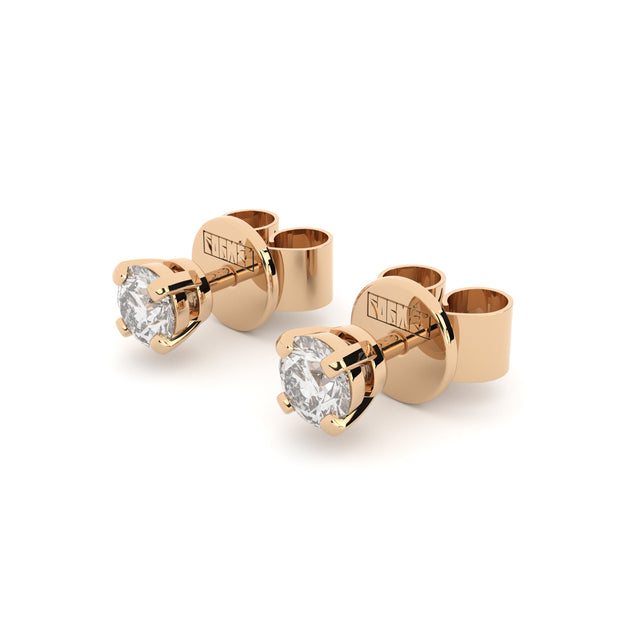 lab grown diamonds studs handmade by Formes