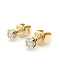 lab grown diamonds studs handmade by Formes