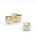 lab grown diamonds studs handmade by Formes