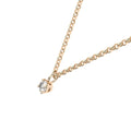 lab grown or natural diamond tiny pendant by Formes