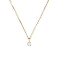lab grown or natural diamond tiny pendant by Formes