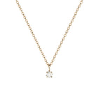 lab grown or natural diamond tiny pendant by Formes