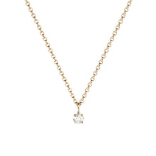 lab grown or natural diamond tiny pendant by Formes