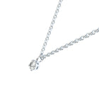 lab grown or natural diamond tiny pendant by Formes