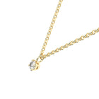 lab grown or natural diamond tiny pendant by Formes