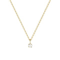 lab grown or natural diamond tiny pendant by Formes