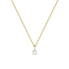 lab grown or natural diamond tiny pendant by Formes