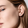 Lab grown diamonds ear studs with IGI certificate by Formes