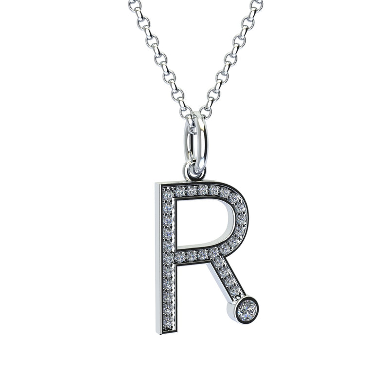 INITIAL R PENDANT