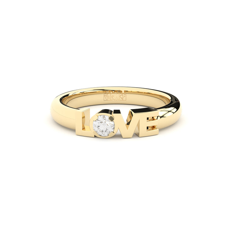 love 2 ring with lab grown diamonds by formes