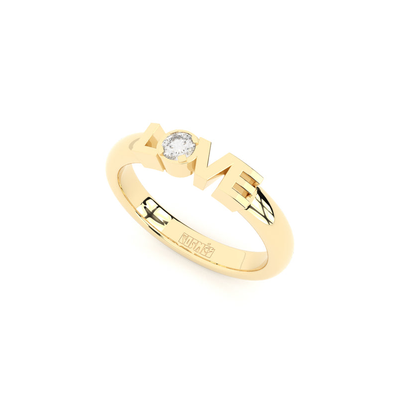 love 2 ring with lab grown diamonds by formes