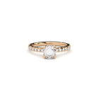 luxury designer engagement ring with lab grown or natural diamonds by Formes