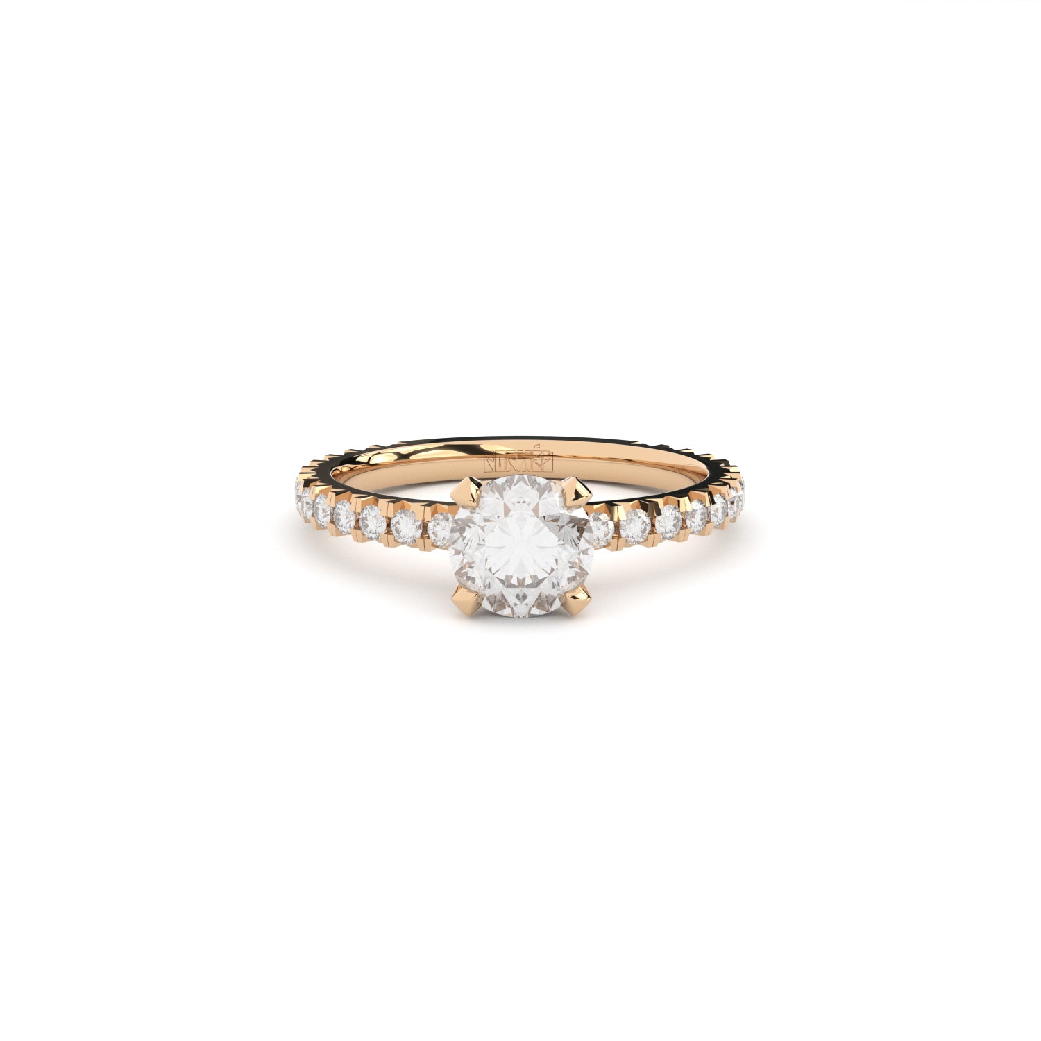 luxury designer engagement ring with lab grown or natural diamonds by Formes