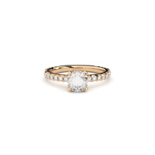 luxury designer engagement ring with lab grown or natural diamonds by Formes