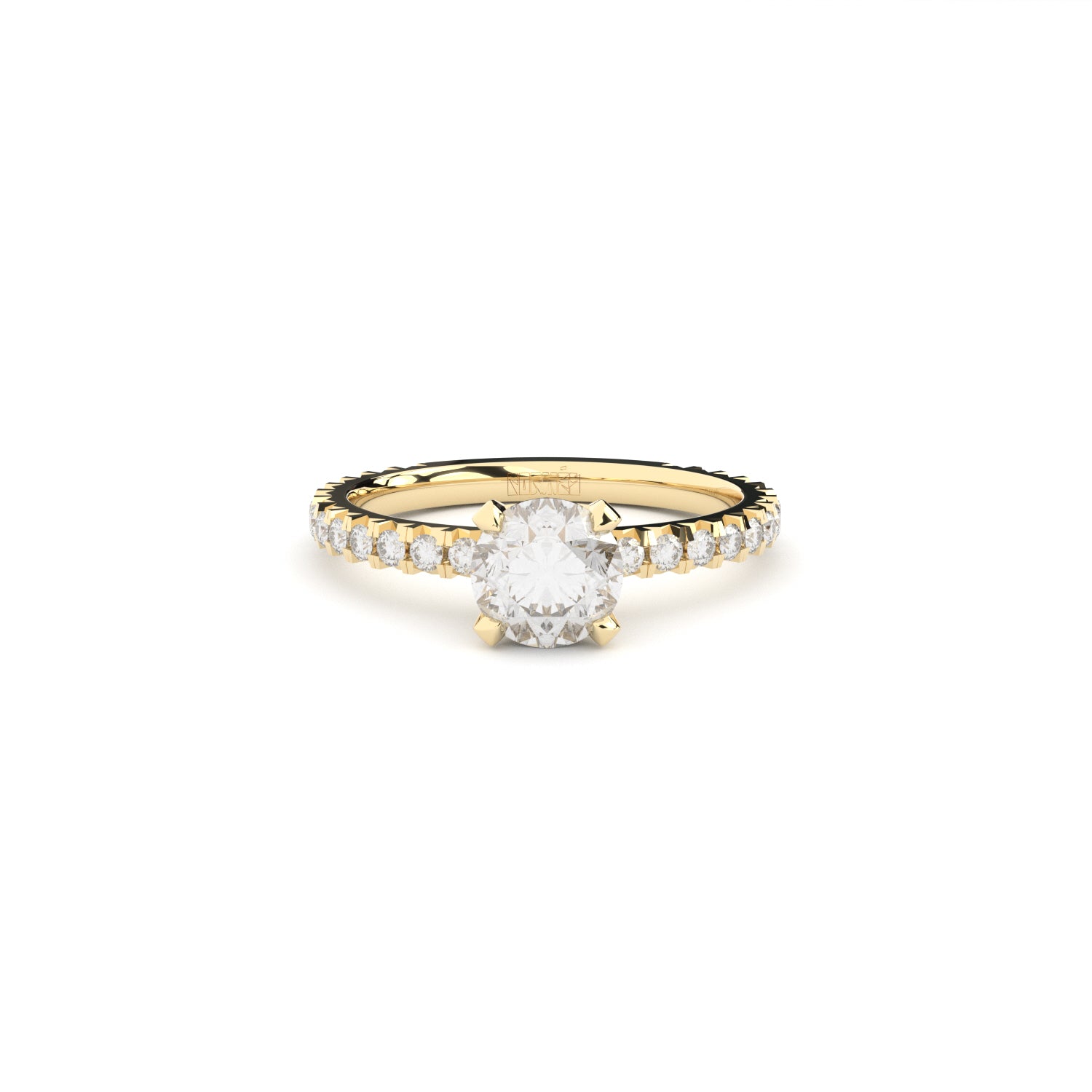 luxury designer engagement ring with lab grown or natural diamonds by Formes