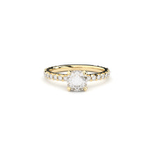 luxury designer engagement ring with lab grown or natural diamonds by Formes