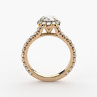 luxury lab grown diamonds halo engagement ring by formes