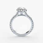 luxury lab grown diamonds halo engagement ring by formes