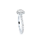 luxury lab grown diamonds halo engagement ring by formes