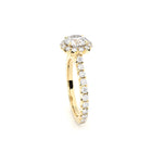 luxury lab grown diamonds halo engagement ring by formes