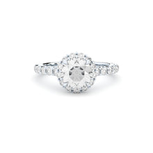 luxury lab grown diamonds halo engagement ring by formes