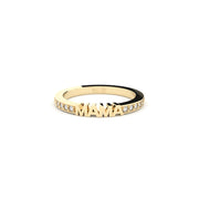 mama ring with lab grown diamonds eternity shank by Formes