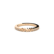 mama ring with lab grown diamonds eternity shank by Formes
