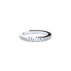 mama ring with lab grown diamonds eternity shank by Formes