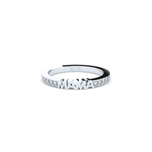 mama ring with lab grown diamonds eternity shank by Formes