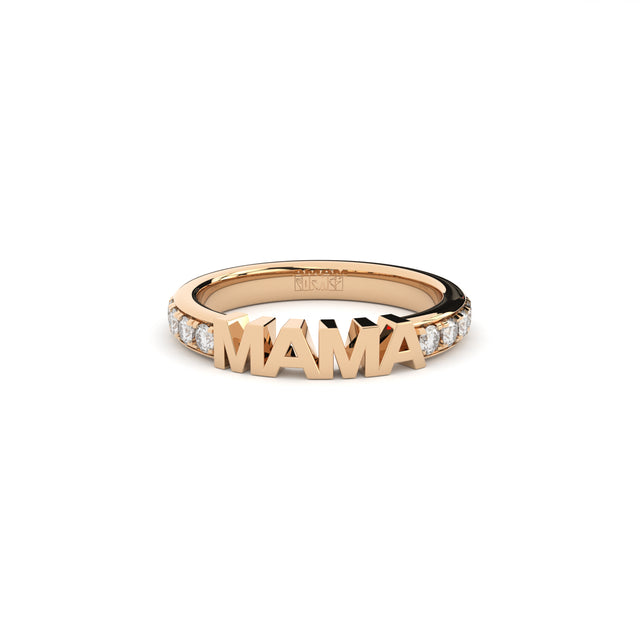 mama eternity ring with lab grown diamonds by Formes