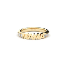 mama eternity ring with lab grown diamonds by Formes