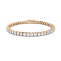 Modern tennis bracelet with lab grown diamonds by Formes