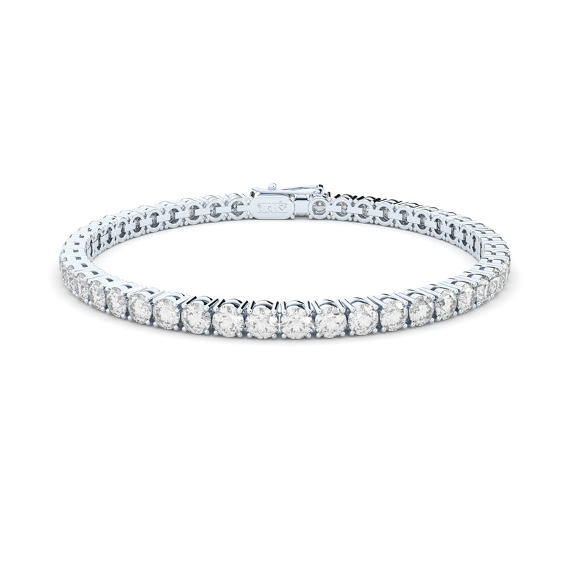 Modern tennis bracelet with lab grown diamonds by Formes