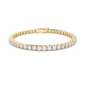 Modern tennis bracelet with lab grown diamonds by Formes