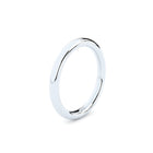 oval plain wedding ring by Formes