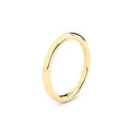 oval plain wedding ring by Formes