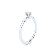 reinvented 6 prong solitaire engagement ring with natural or lab grown diamonds by Formes
