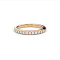 round eternity band with lab grown diamonds by Formes