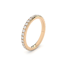 round eternity band with lab grown or natural diamonds by Formes
