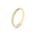 round eternity band with lab grown diamonds by Formes