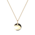 engraved pendant amulet with lab grown diamonds by Formes