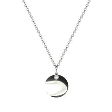 engraved pendant amulet with lab grown diamonds by Formes