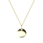 engraved pendant amulet with lab grown diamonds by Formes