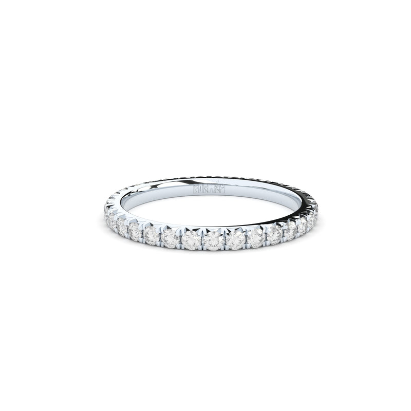 slim eternity band with diamonds by formes 1,7 mm