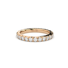 Fine eternity band with diamonds by Formes with Justina Jarute