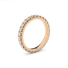 Fine eternity band with diamonds by Formes with Justina Jarute