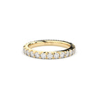 Fine eternity band with diamonds by Formes with Justina Jarute